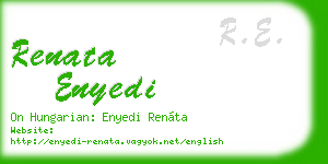 renata enyedi business card