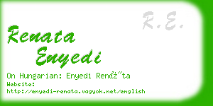 renata enyedi business card